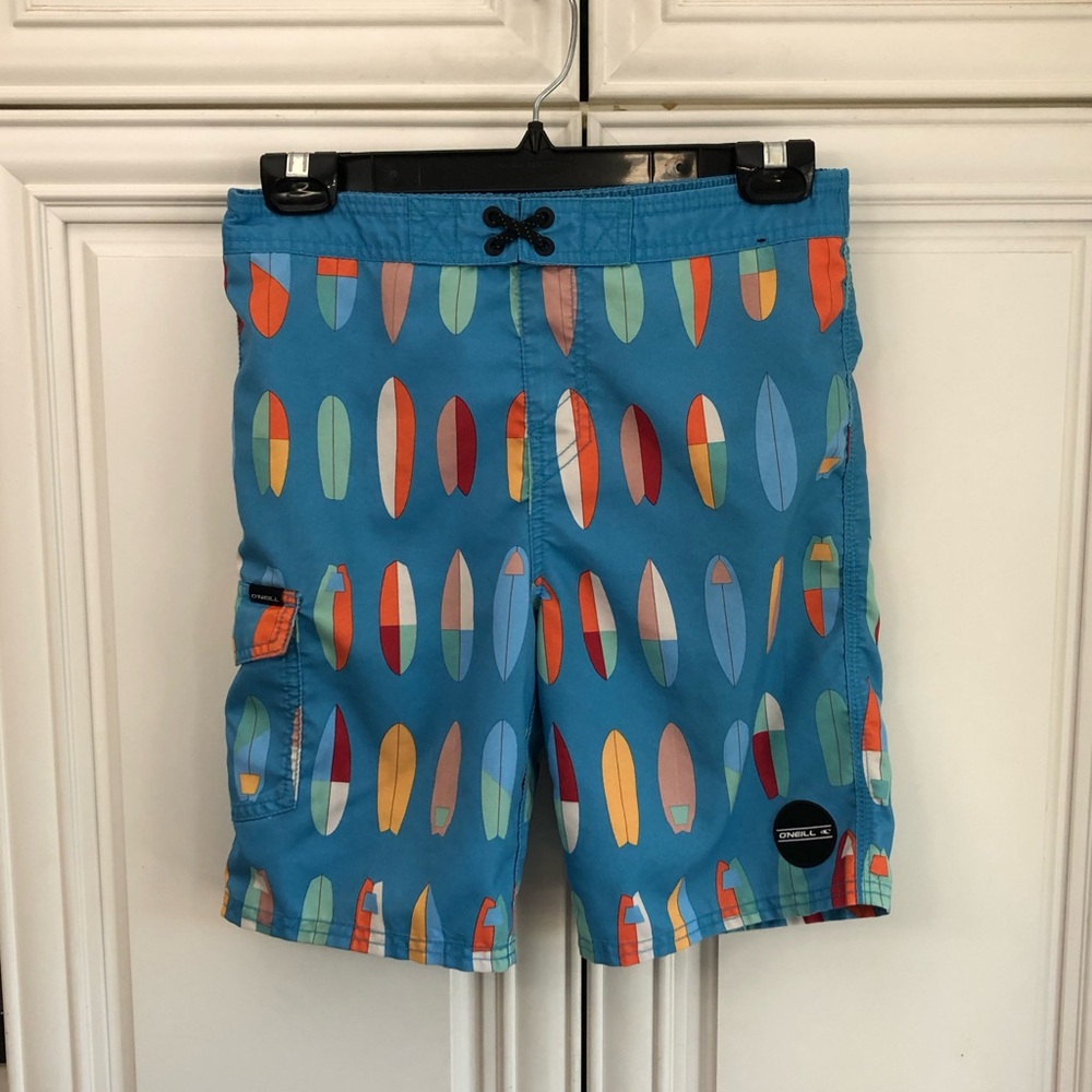 🏄‍♂️ONeill surfer print boys swim trunks